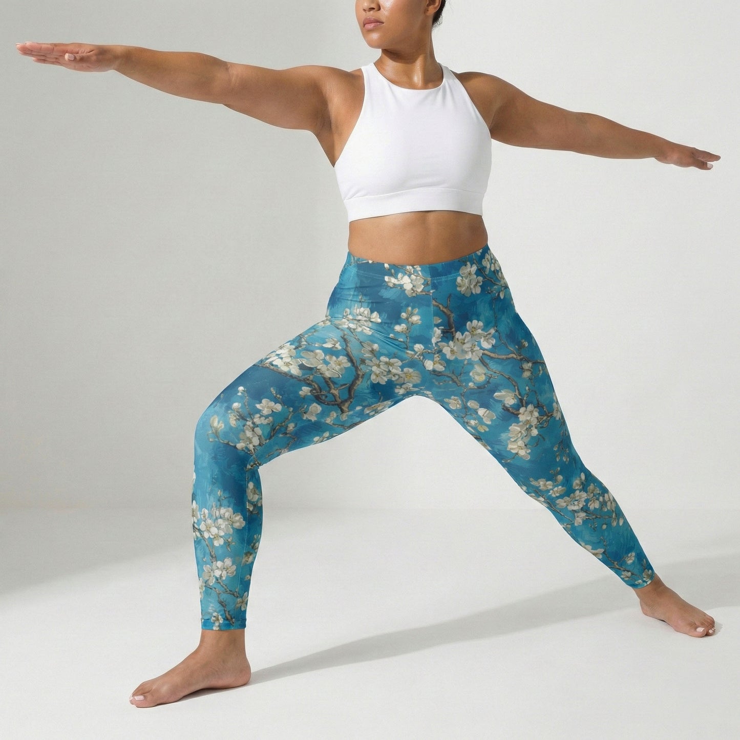 Almond Blossoms Leggings