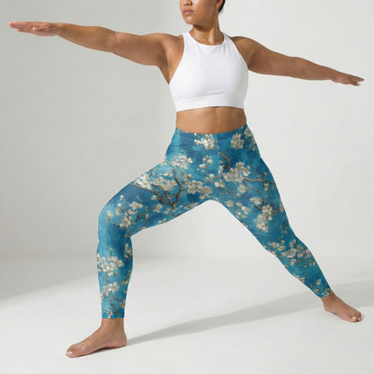 Almond Blossoms Leggings