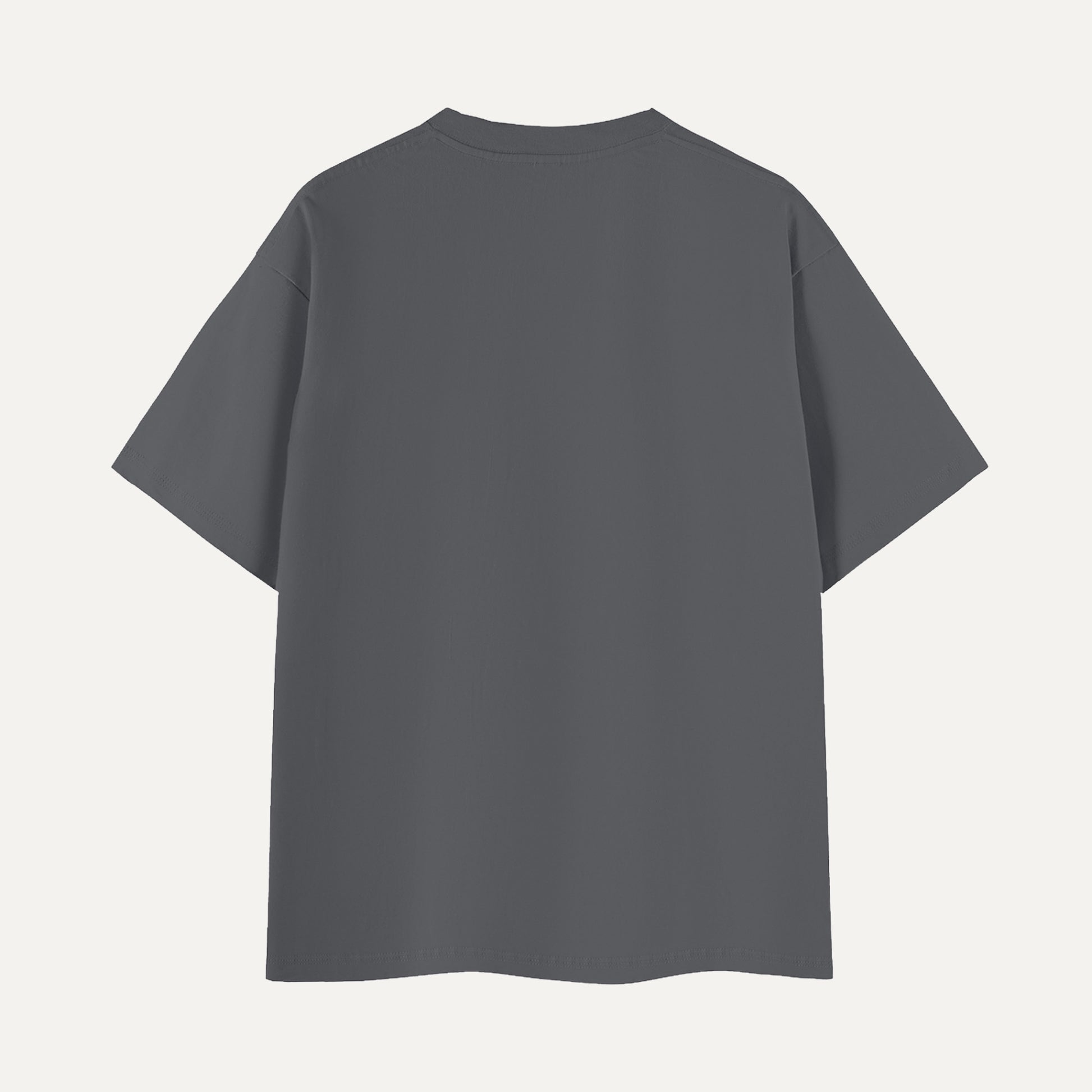 Gray t-shirt on a light gray background