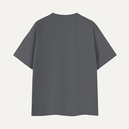 Gray t-shirt on a light gray background
