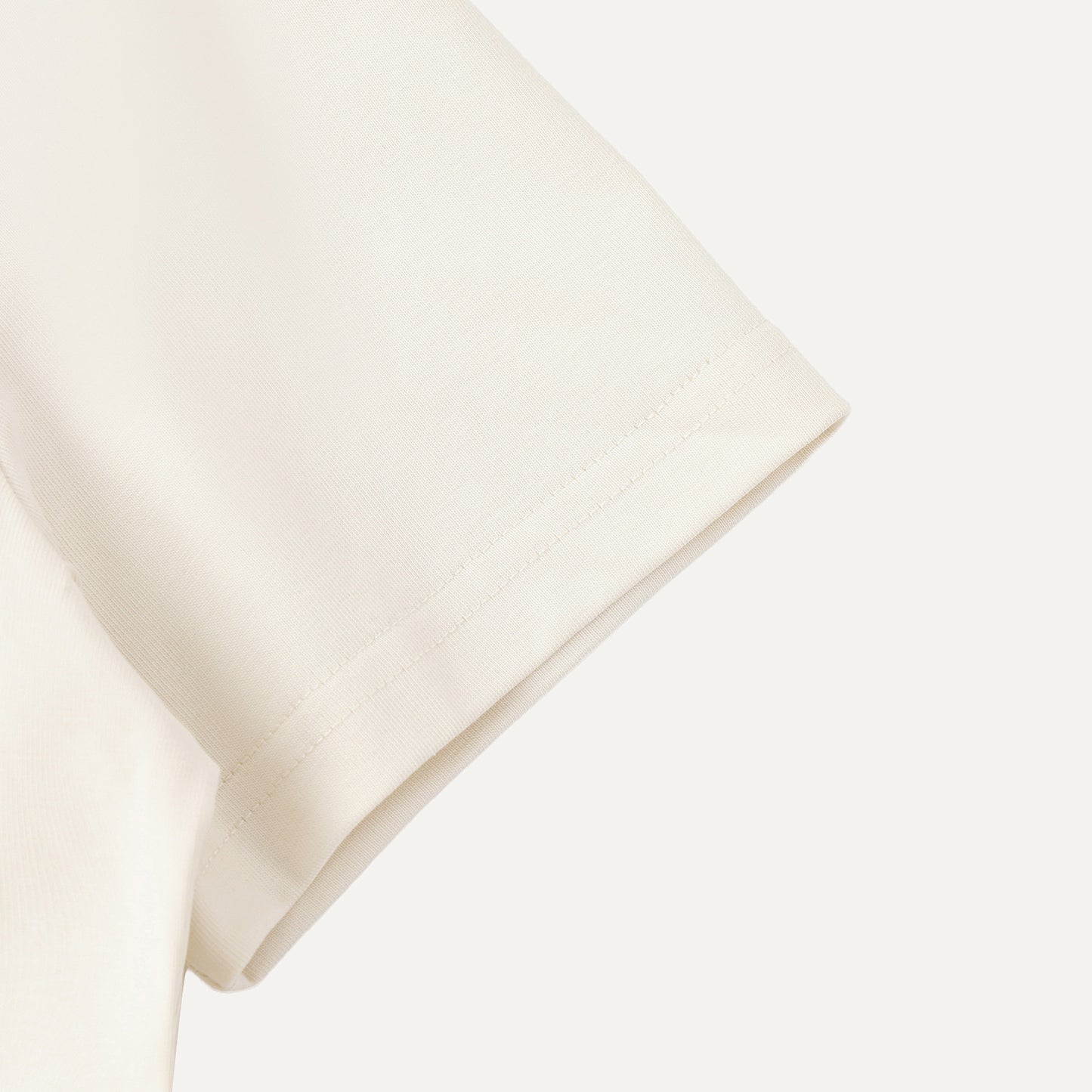 Beige pillow on a white background