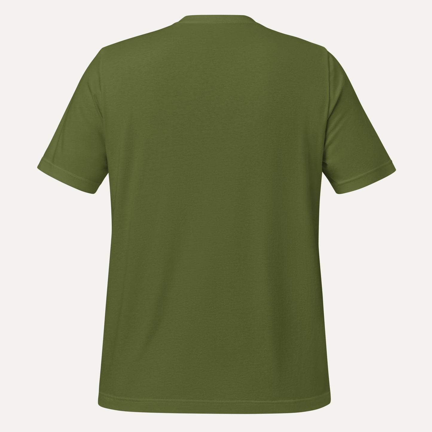 Green t-shirt on a white background
